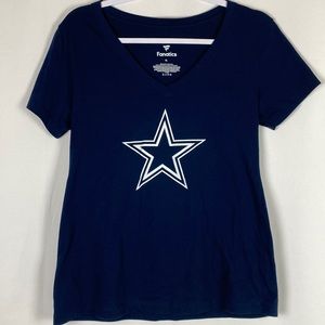 Fanatics Girls XL Cowboys Logo T-Shirt